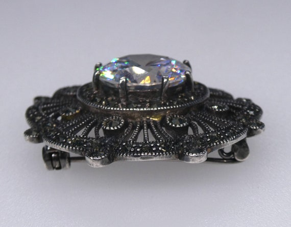 AMAZING Vintage Victorian Style Rock Crystal Ster… - image 4