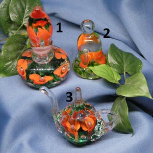 Your Choice: Vintage St. Clair Controlled Bubble Hand-Blown Art Glass, 1960s