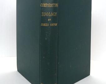 Antique Comparative Zoology Textbook, 1889, James Orton