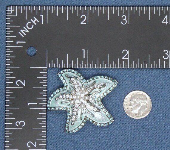 Luscious Dimensional Starfish Brooch - image 6