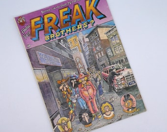 Fabulous Furry Freak Brothers Comic Book Gilbert Shelton Rip