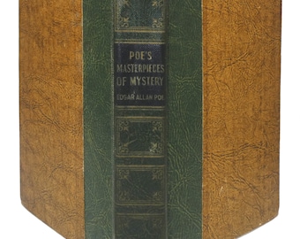 Poe’s Masterpieces of Mystery, World’s Popular Classics, Art-Type Edition, 1940s