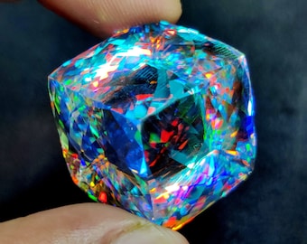 RAINBOW MYSTIC TOPAZ Gemstone 112ct High Quality Mystic