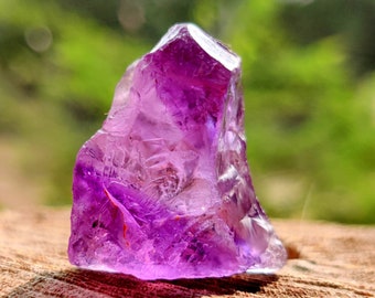 NATURAL PURPLE AMETHYST Rough Gemstone 46Ct Good Quality Raw Material Healing Rough Stone Brazil Amethyst Crystal Rough Gemstone 24x13MM