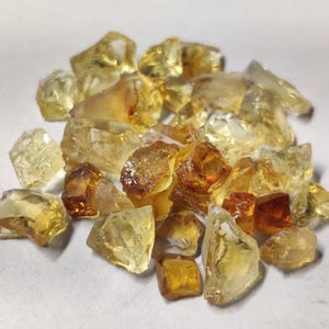 natural citrine rough gemstone 51ct high quality citrine crystal loose gemstone yellow row material citrine rough  jewelry making