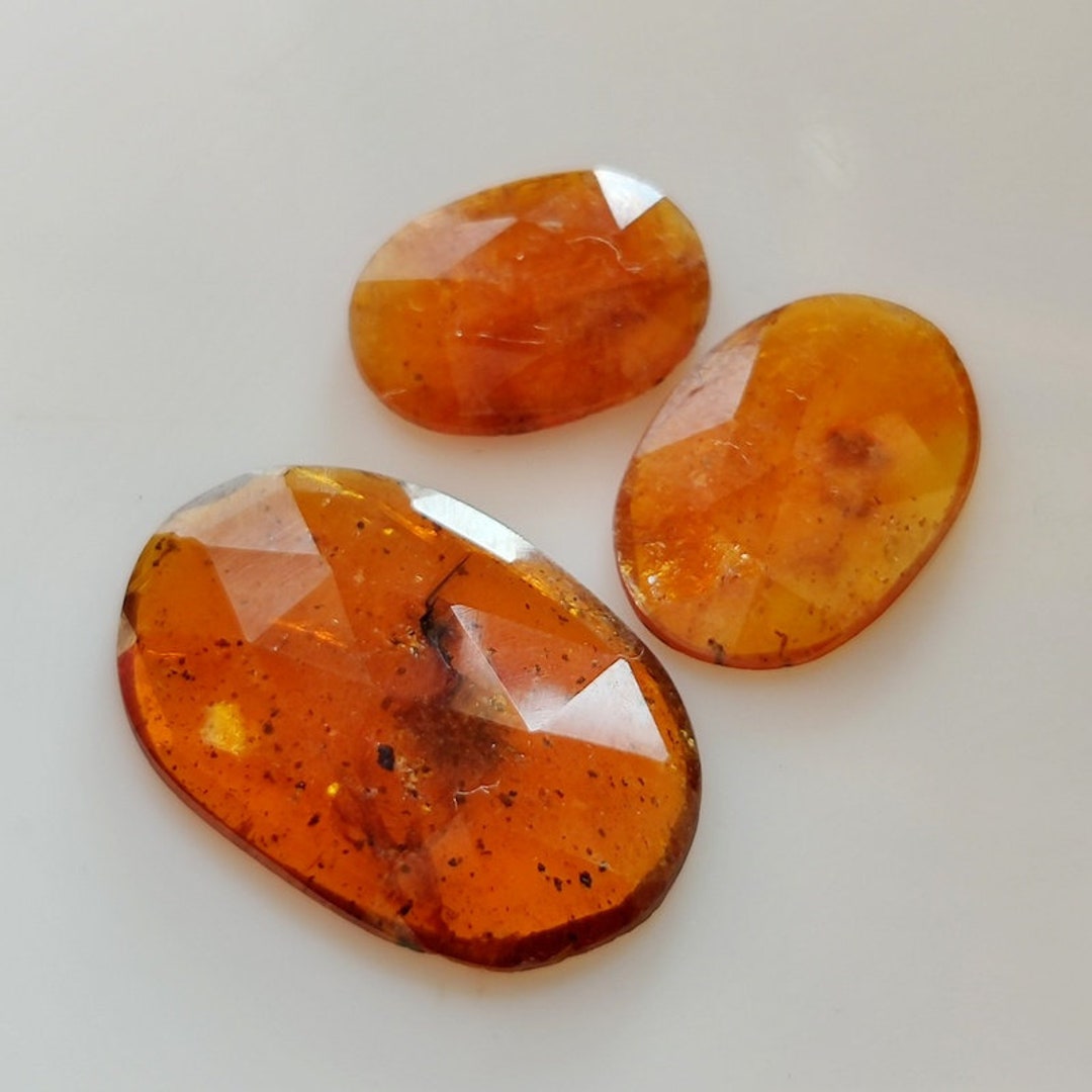 LOOSE KYANITE GEMSTONE 11ct Natural Orange Kyanite Faceted Cut Etsy