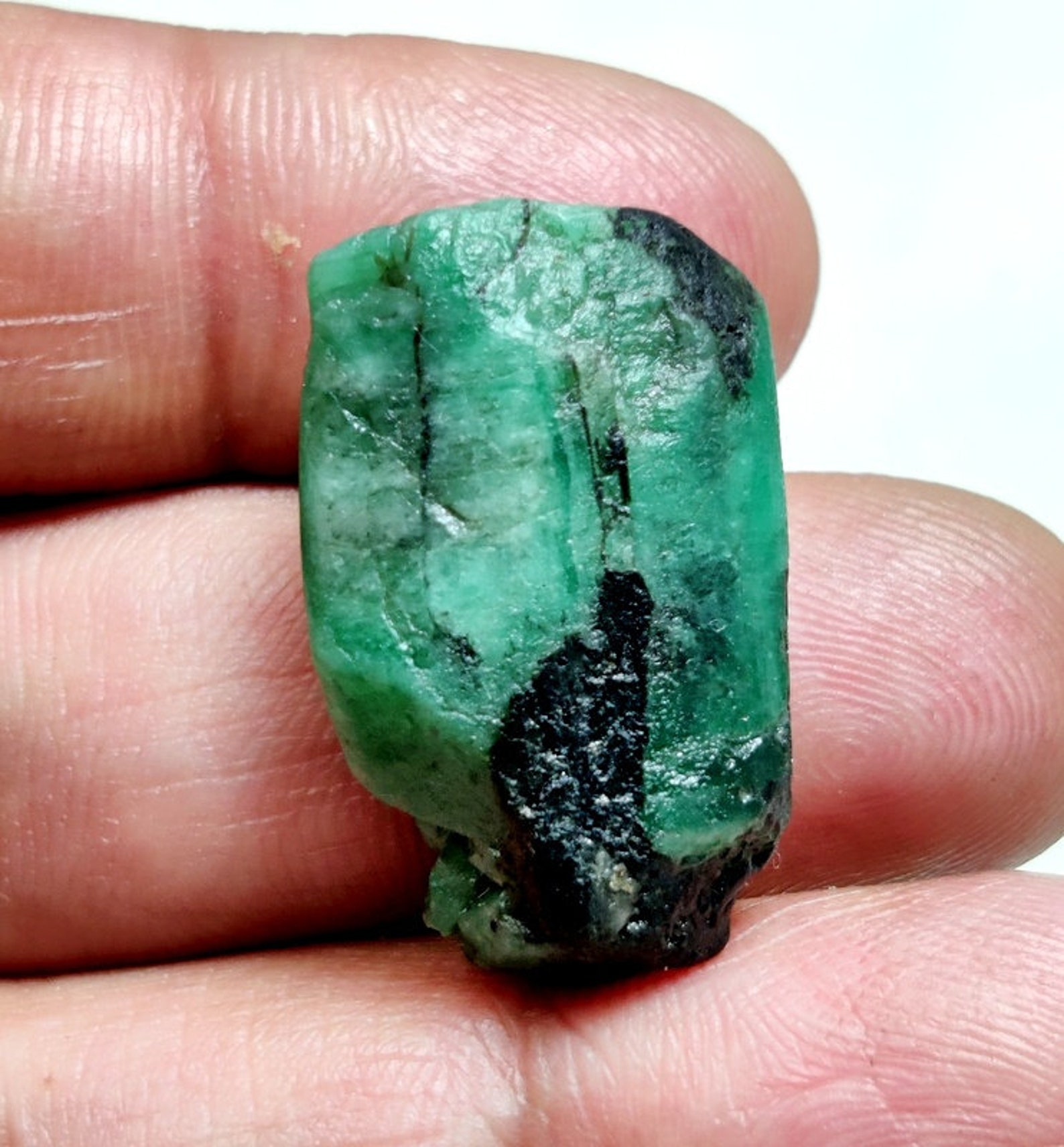 Natural Emerald Gemstone Raw Material 42ct High Quality Etsy