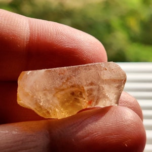 GOOD QUALITY CITRINE Loose Gemstone 34Ct Natural Specimen Yellow Citrine Rough Gemstone Untreated Raw Material Citrine Healing Rough 27x12MM
