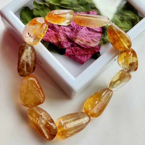 16 " Naturel Éthiopien Rose Opale Wello De Feu Pierre Précieuse Perle - Foto 2