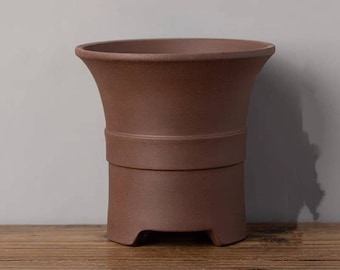 Pots de poterie Yixing zisha non émaillés et respirants Jardinières succulentes ou cactus Orchidées et autres plantes vertes Pots à bonsaï