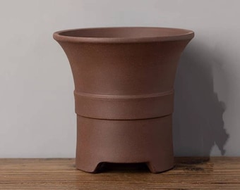 Unglazed and breathable Yixing zisha pottery pots succulent planters or cactus plants orchids and other green plants bonsai pots