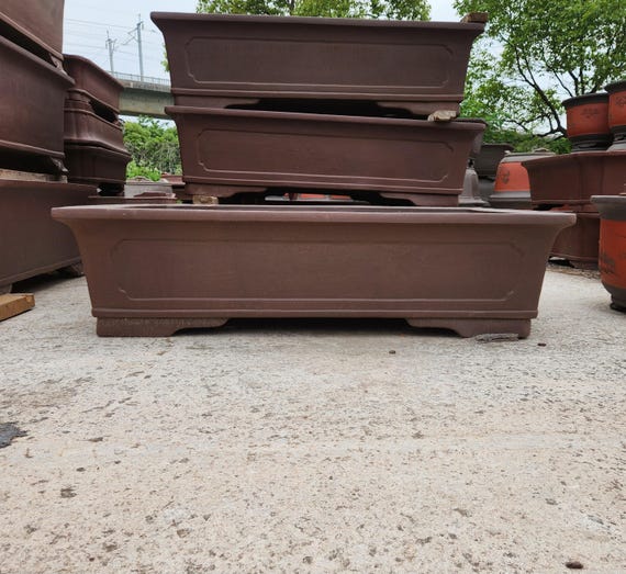 55.9" Large Rectangular Bonsai Pot Yixing Purple Sand Flower Pot Jungle Bonsai  Pot Pine Flower Bonsai Pot Villa Garden Landscaping Bonsaipot - Etsy