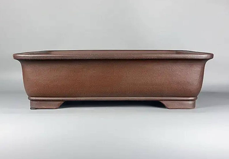 Large Rectangular Bonsai Pot China Yixing Zisha Pottery Bonsai Etsy