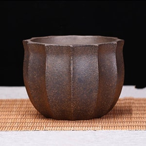 Diamond-shaped bonsai pot China Yixing purple sand flower pot unglazed simple succulent planter cactus flower pot garden bonsai pot