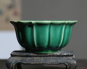 宜興 紫砂鉢 六角鉢 盆栽鉢 植木鉢 六角盆栽鉢 宜興紫砂植木鉢 シンプルな素焼き レトロ 通気性の