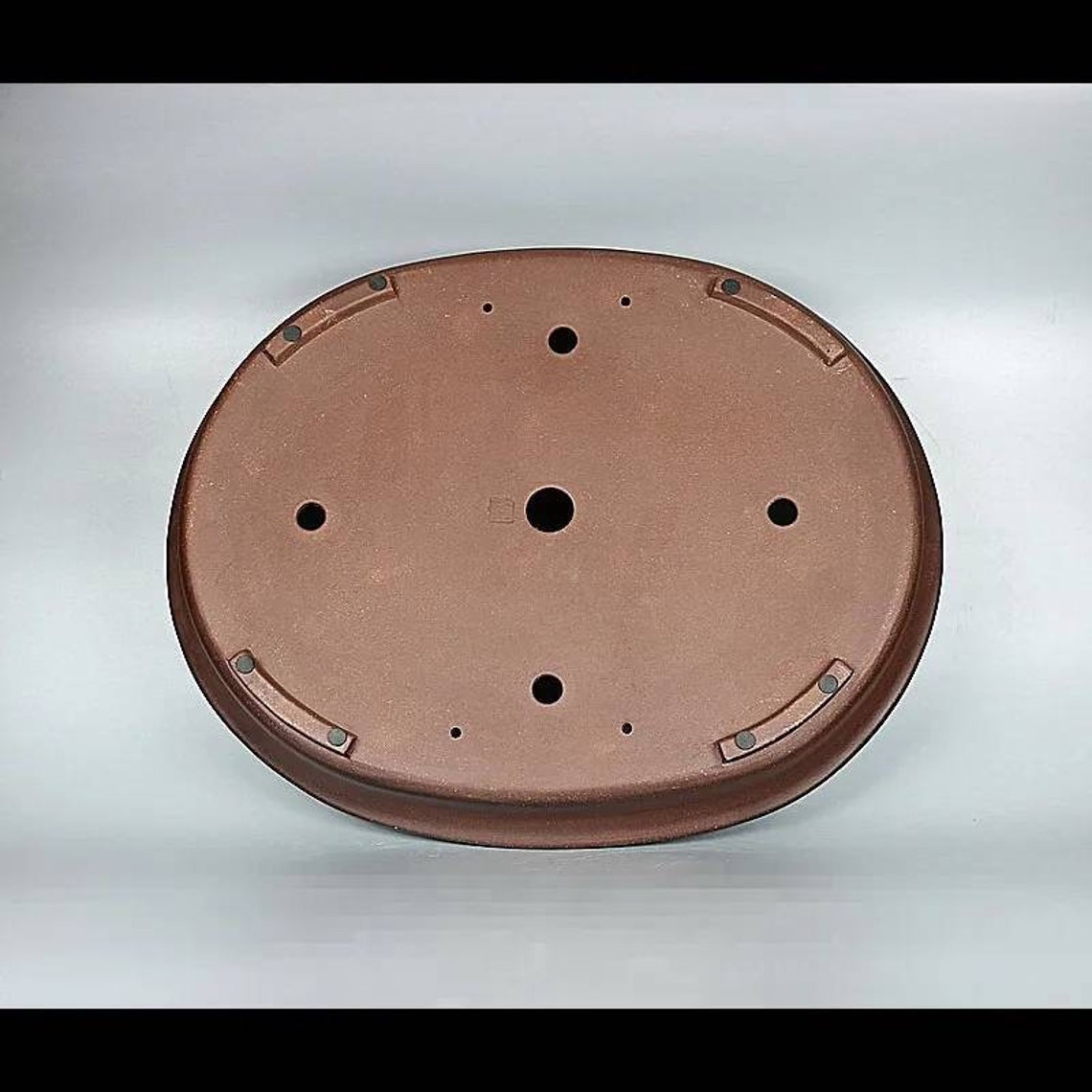 22 inch handmade large oval shallow bonsai pot China Yixing Etsy