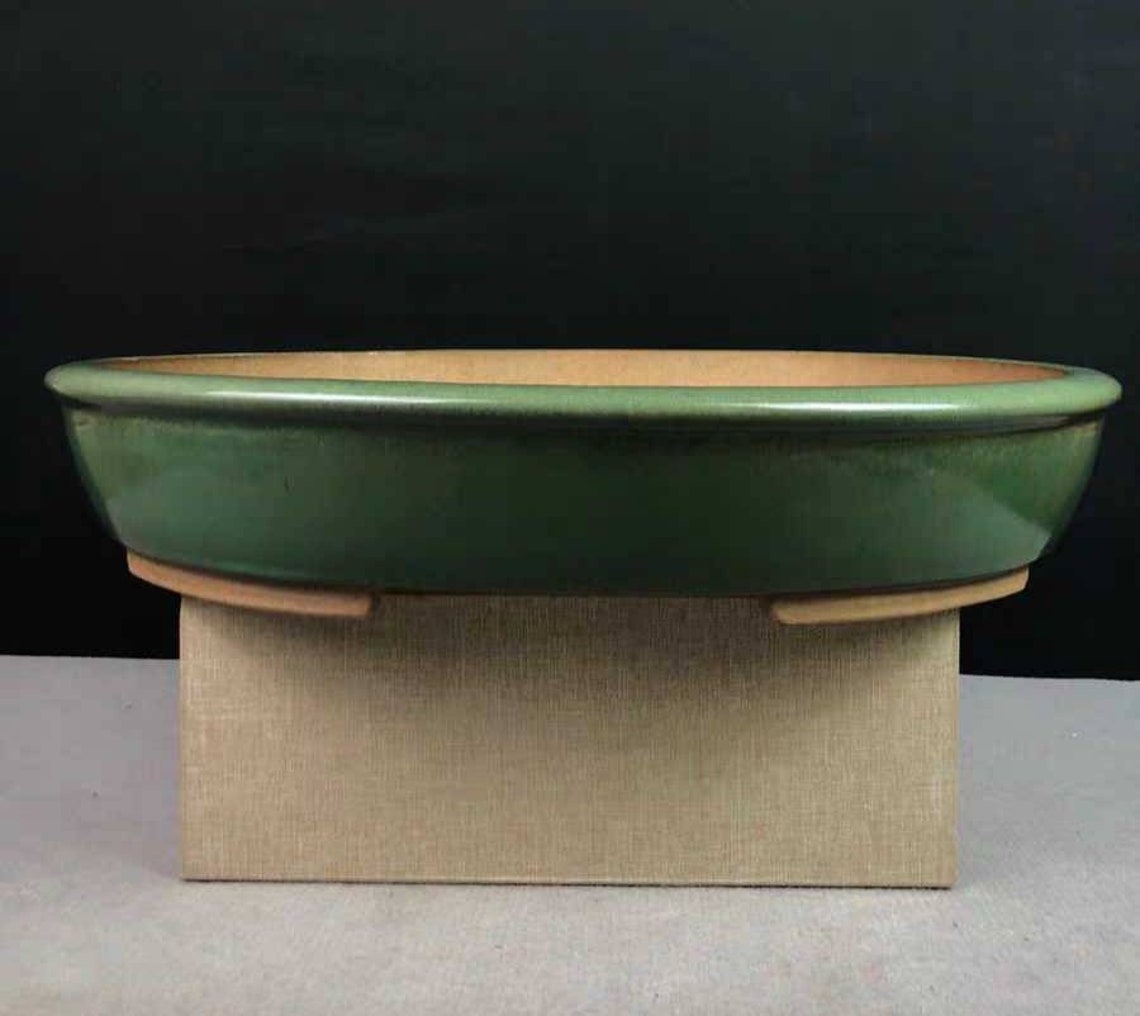 Highquality handmade large oval shallow bonsai pots high Etsy