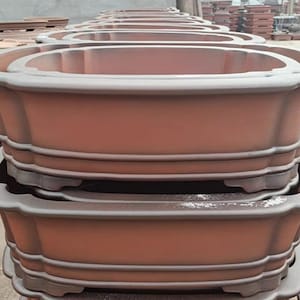 31.4&quot;-39.3&quot; Handmade Large Begonia Shaped Bonsai Pot Yixing Zisha Antique Flower Pot Jungle Bonsai Pot Pine Flower Exhibition Bonsai Pot