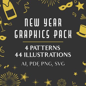 Happy New Year Graphics Pack