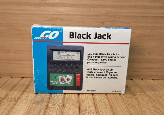 Vintage GO LCD Mini Black Jack and Draw Poker Pocket Handheld Electronic Games. Tested Etsy Canada