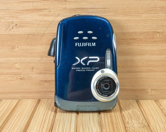 FUJIFILM Finepix XP15 12 MP digitale camera, beeldstabilisatie, waterdicht schokbestendig, stofdicht vorstbestendig, blauw