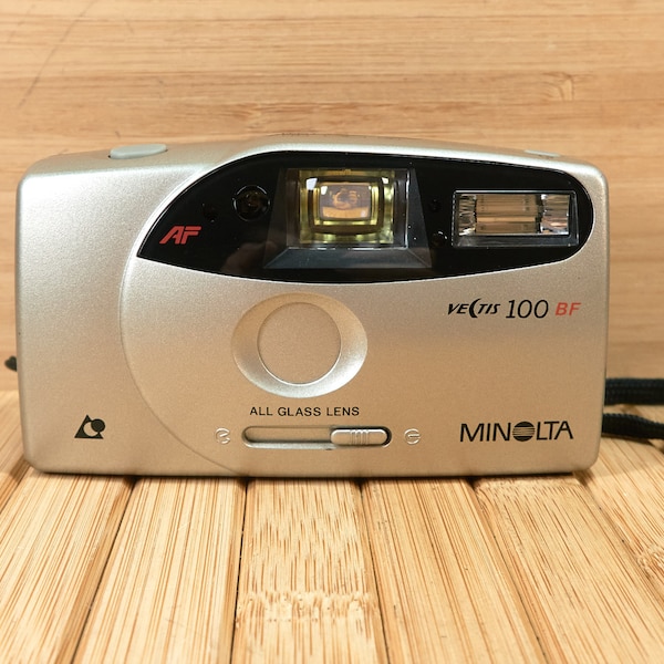 Minolta Vectis 100BF, Point and Shoot APS Film Camera