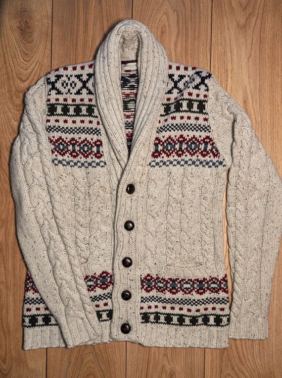 Roberto Collina men's fisherman wool sweater with