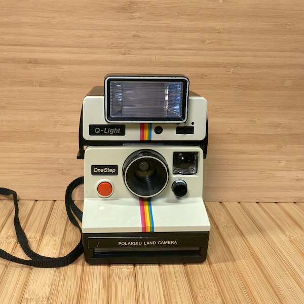 One Step Flash Polaroid Camera Etsy
