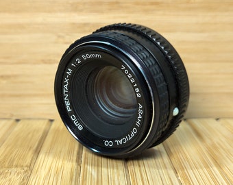 Vintage SMC Pentax 50mm f/2 Manual Prime Lens for Pentax, Made in Japan