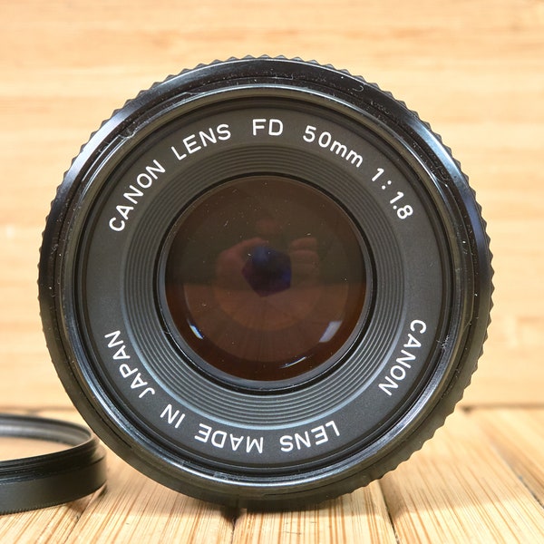 Vintage 80s Canon FD 50MM 1:1.8  Lens for Canon FD Mount, Made in Japan