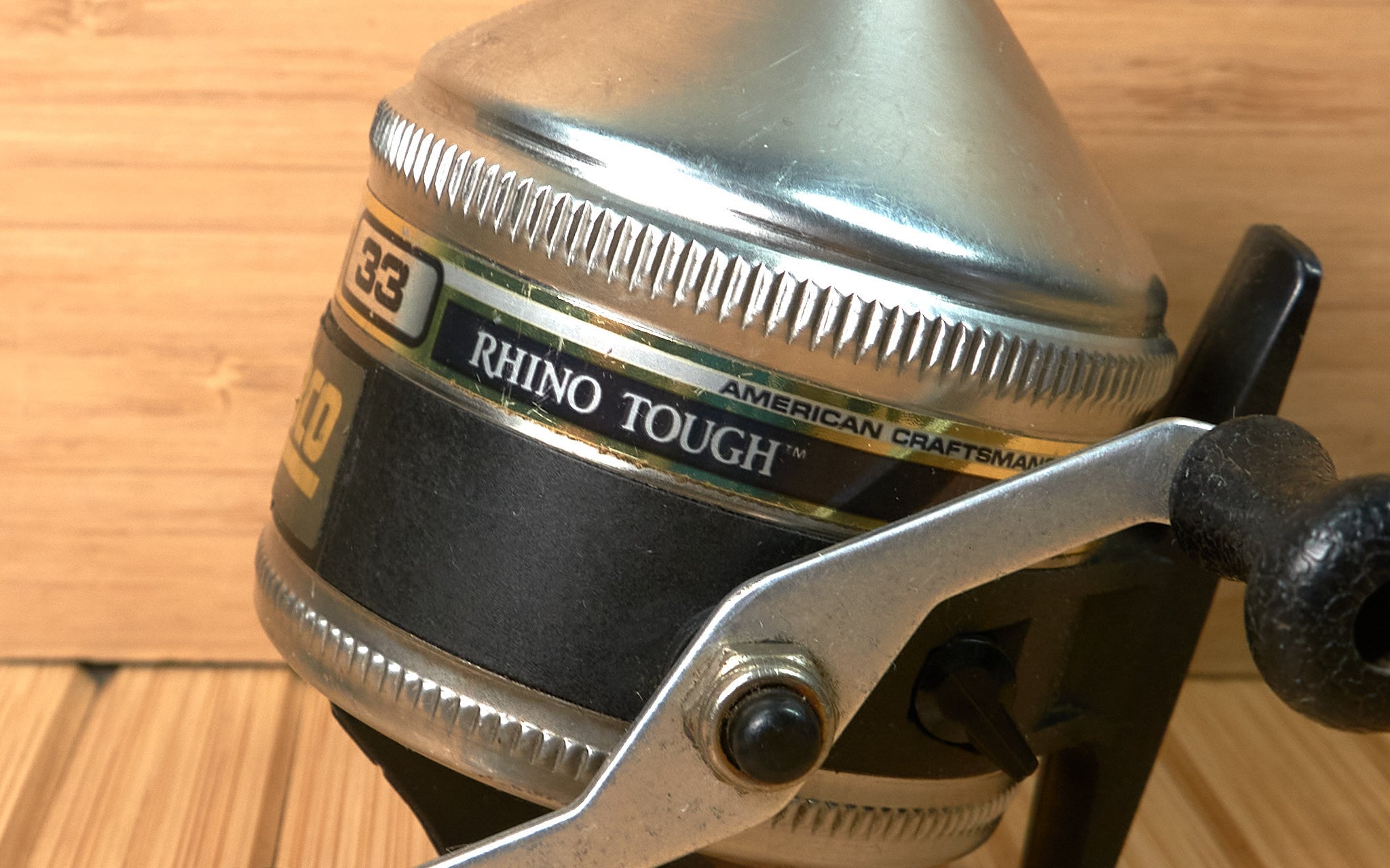 Vintage Zebco 33 Rhino Tough Fishing Reel Straight Line Drag, Made in USA -   Denmark