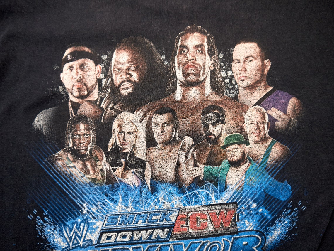 WWE SmackDown Survivor Series Tour 2008 T Shirt Size M  Etsy
