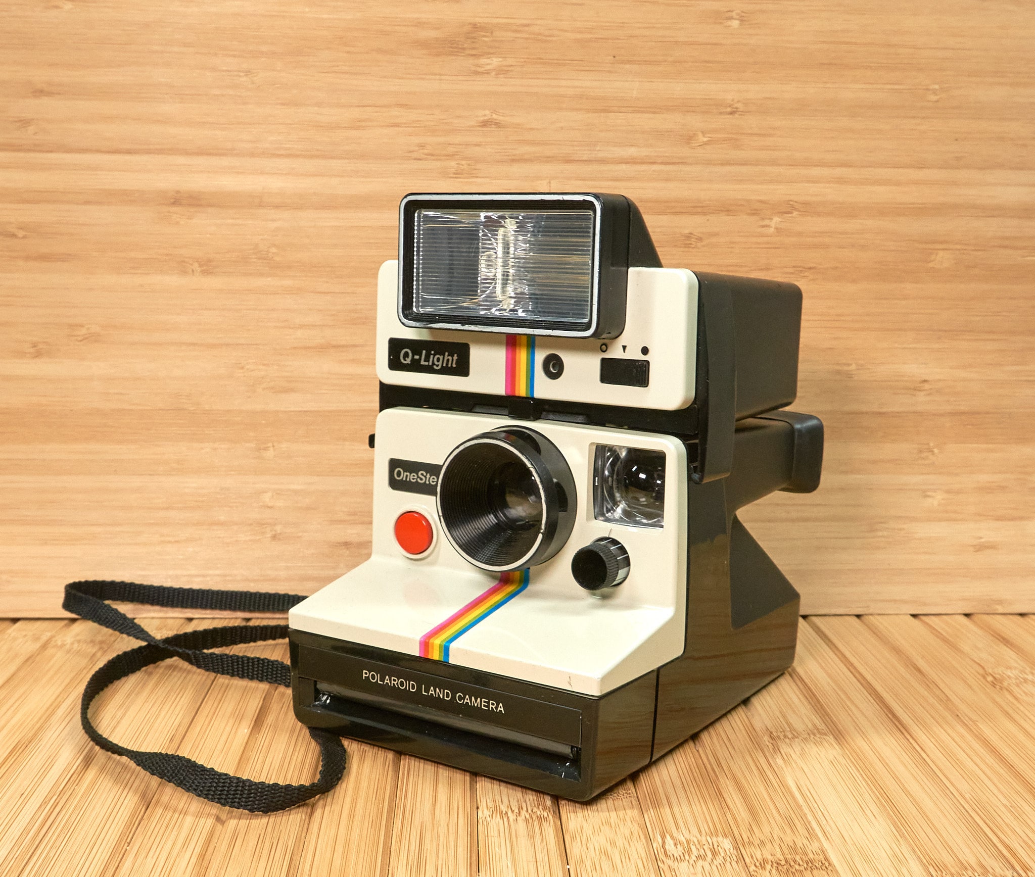Vintage Polaroid One Step Land Camera With Q Light Flash Etsy