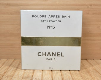 Vintage Chanel No 5 Plastic Bath Powder Vanity Decor -  Norway