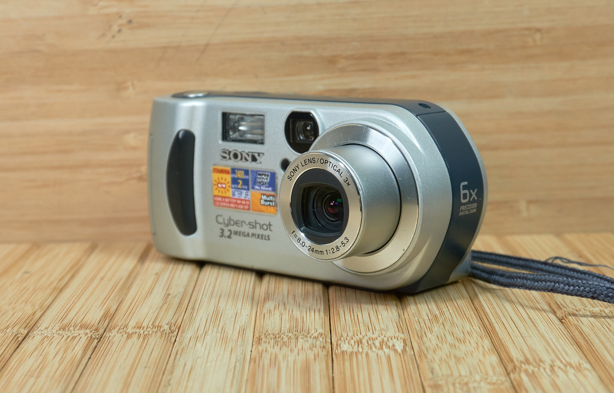 Sony Cyber-shot DSC-P71 3.2MP Digital Camera - Silver w