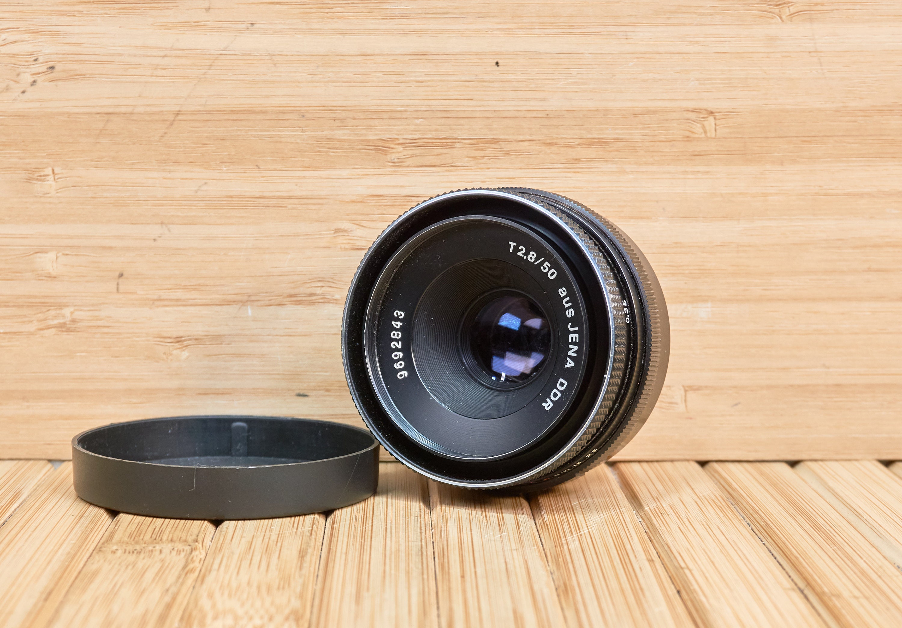 Vintage Carl Zeiss Tessar 50mm F2.8, T Aus Jena DDR Lens Vintage Carl Zeiss Tessar 50mm F2.8, T Aus Jena DDR Lens