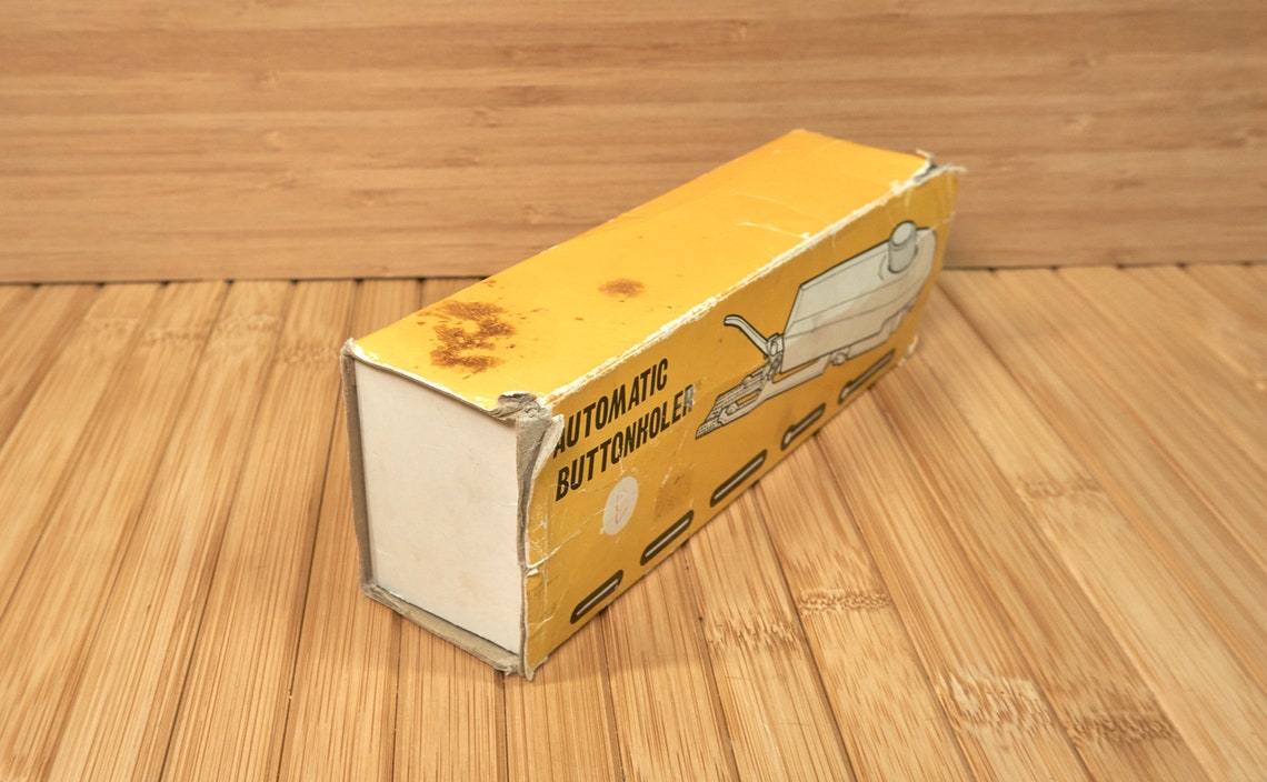 Vintage Automatic Buttonholer Made in Japan Etsy