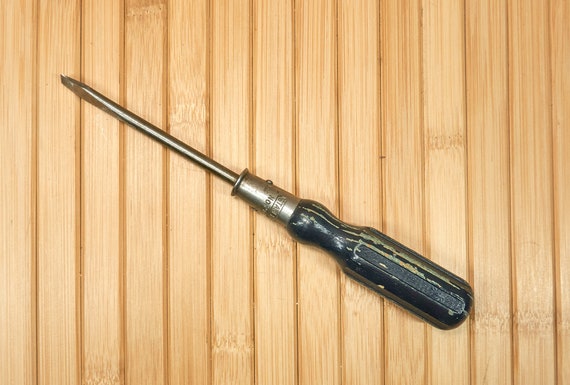 Screwdriver wooden sale handle