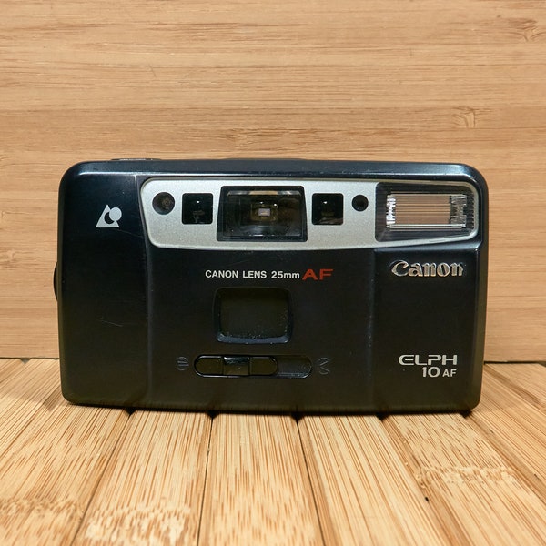 Vintage 90s Canon ELPH 10 AF Point and Shot APS Film Camera