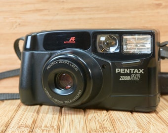 Pentax Zoom 90 AF Point and Shoot 35mm Film Camera