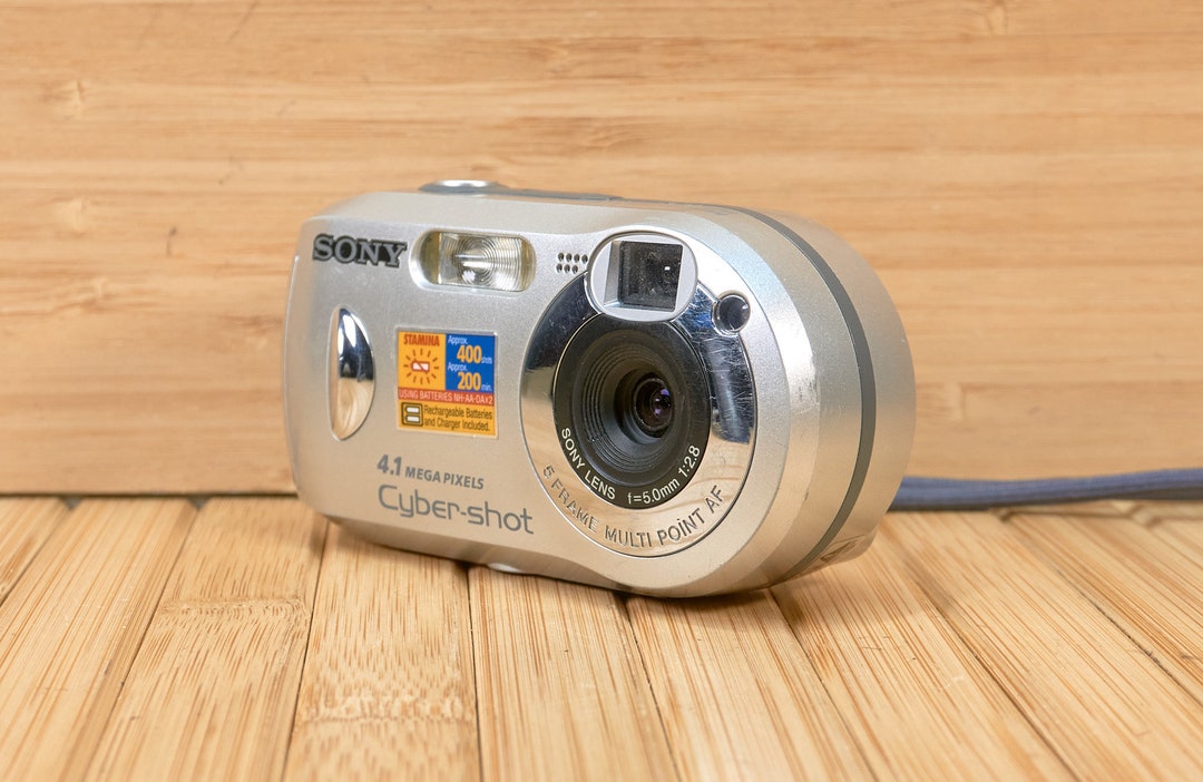 Vintage Sony Cybershot DSCP43 4.1MP Digital Camera, Made in Japan Etsy