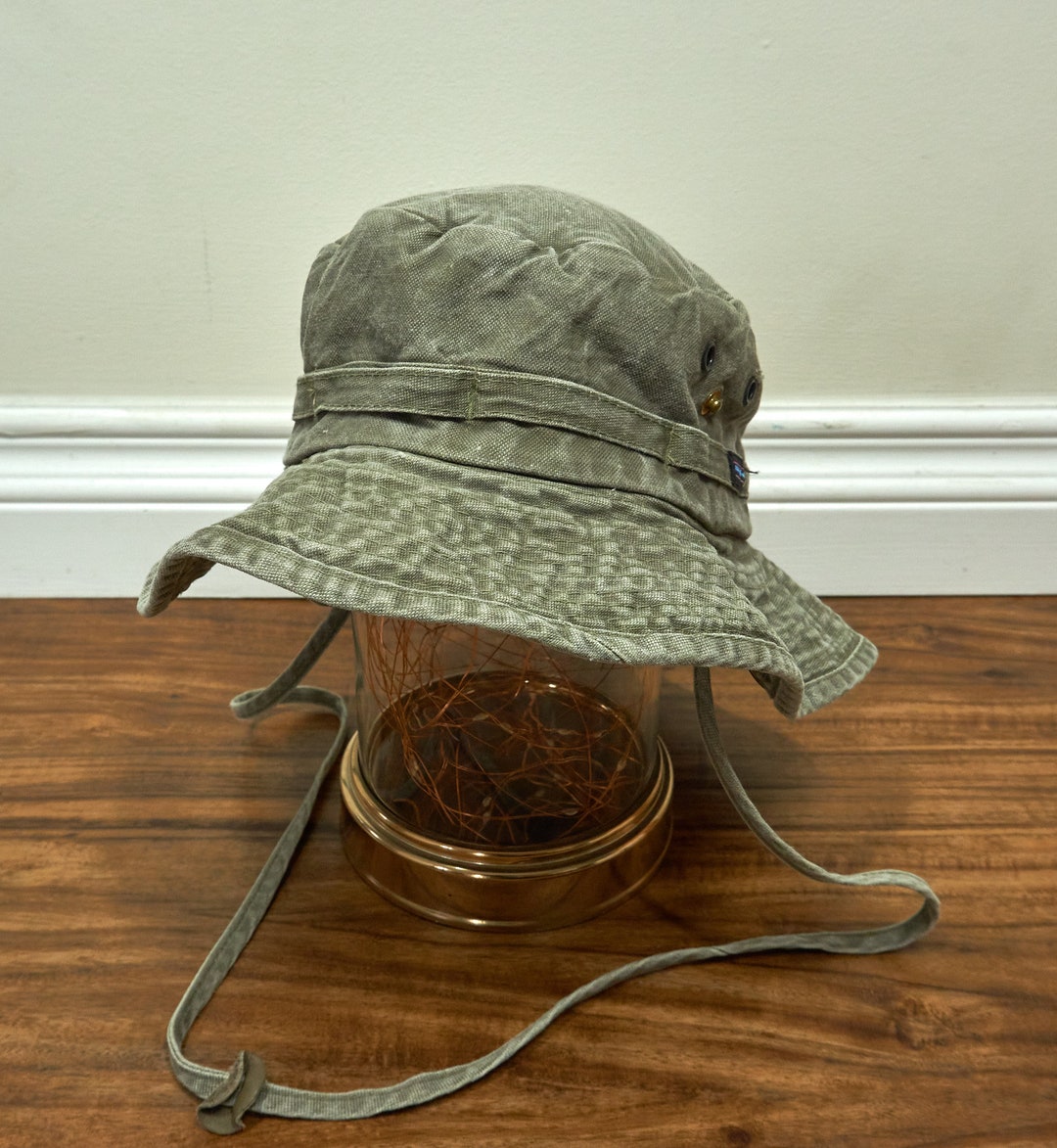 Vintage Columbia Bucket Hat Golf Hiking Fishing Camping Size Large Made in  USA 