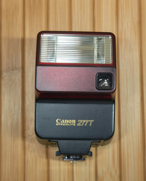 Vintage Canon Speedlite 277T Shoe Mount Flash With Case Made Etsy