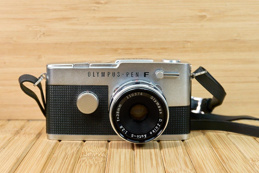Olympus Pen-FT 35mm Half Frame Film Camera (AS-IS, Advance INOP) #46797