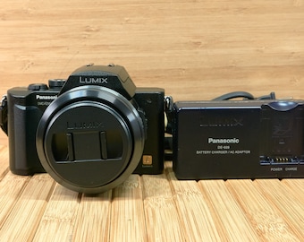 Panasonic Lumix DMC-FZ10 Cámara digital de 4MP, zoom óptico de 12x, estabilización de imagen, fabricada en Japón