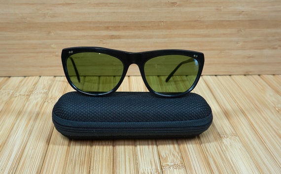 Vintage 50s NILSOL Sunglasses with Green Glass , … - image 1