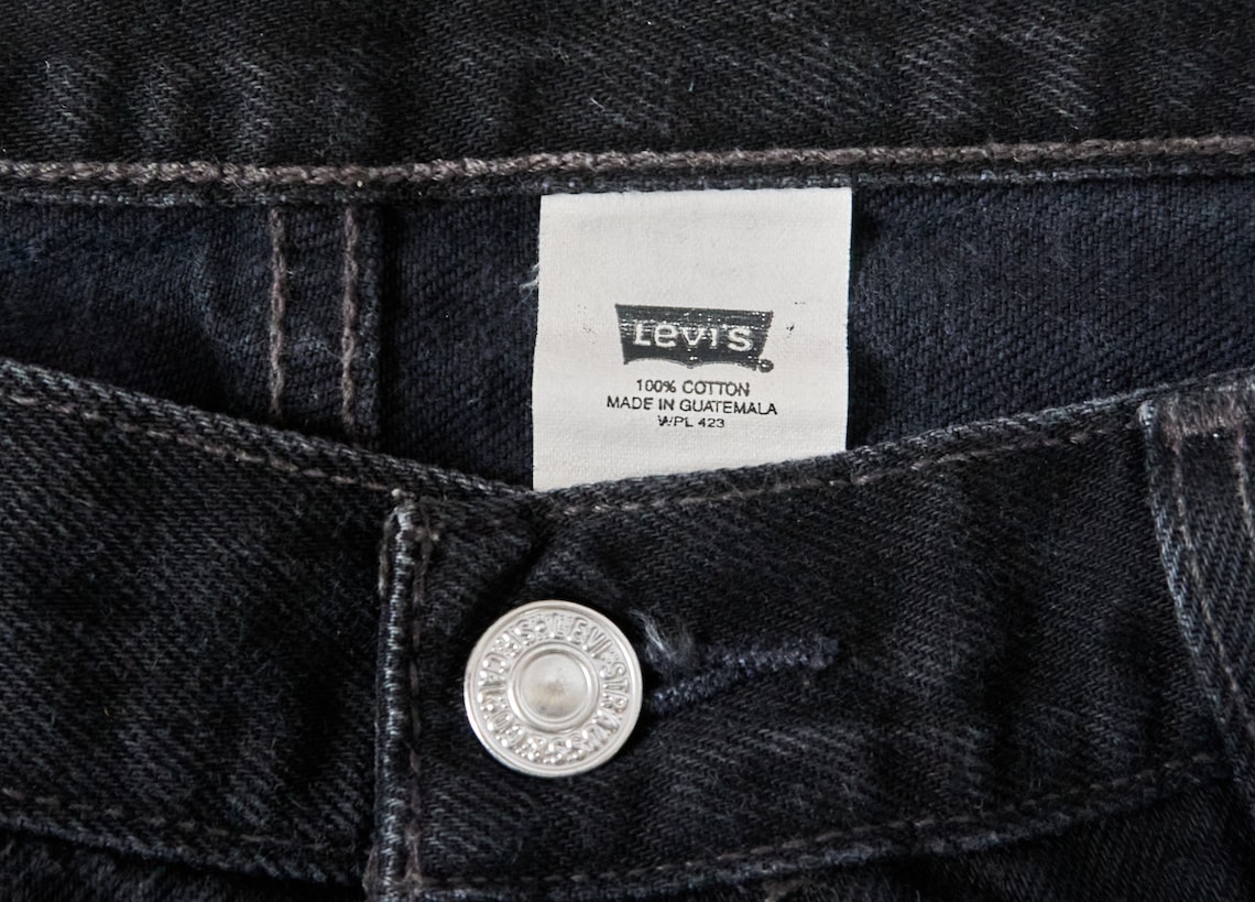 Vintage Levi's 501 Men's Jeans Black DenimHigh | Etsy