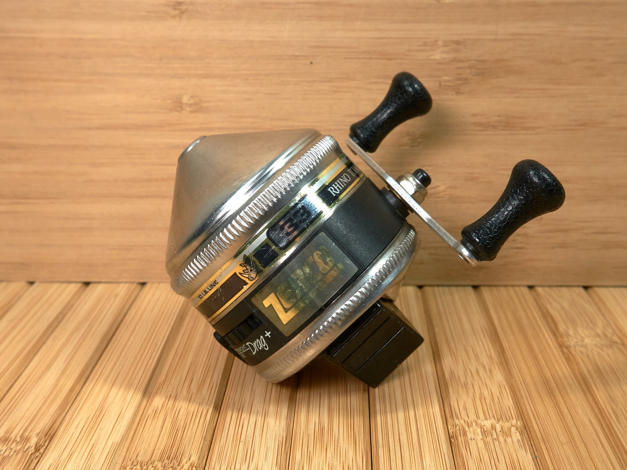 Buy Vintage Zebco 33 Rhino Tough Fishing Reel Straight Line Drag, Made in  USA Online in India 