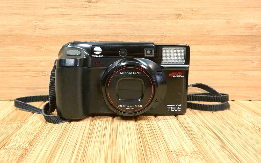 Minolta Freedom Tele AF Multibeam 35mm Point and Shot Camera Etsy