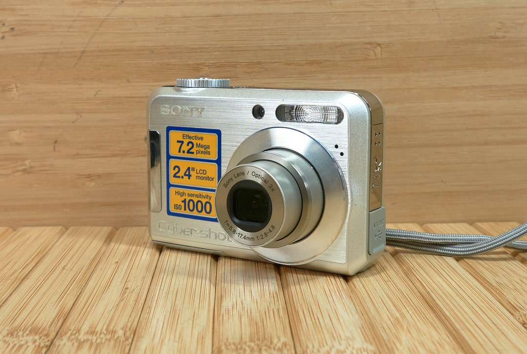 Sony Cybershot DSCS700 7.2MP Digital Camera, With 3x Optical Zoom Etsy